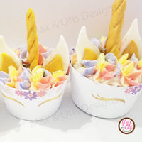 Printable Cupcake Wrappers - Unicorn - Max & Otis Designs